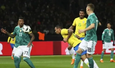 Acción del gol de Gabriel Jesús. 