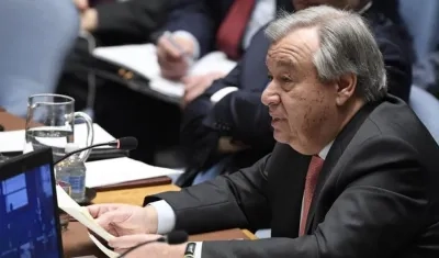 El secretario general de la ONU, António Guterres.