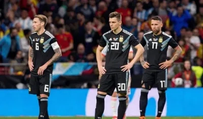 Los argentinos fueron arrollados por una poderosa España.