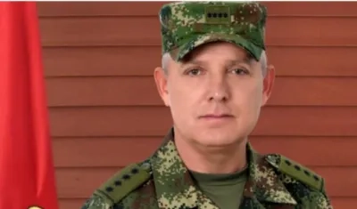 General Alberto Mejía, comandante del Ejército.