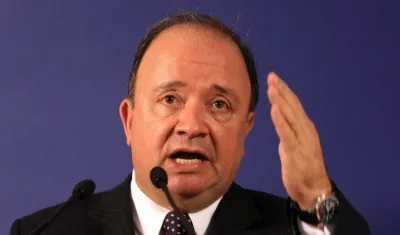 El ministro de Defensa, Luis Carlos Villegas.