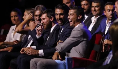 Gianluigi Buffon y Cristiano Ronaldo.