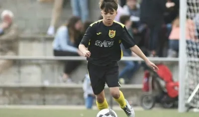 Kilian Ruas Pérez es el ahijado del brasileño Ronaldinho. 