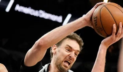 Pau Gasol, jugador de los Spurs. 