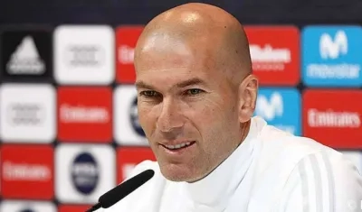 Zinadine Zidane, entrenador del Real Madrid.