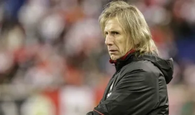 Ricardo Gareca, técnico de Perú. 