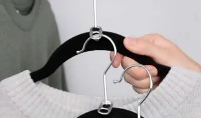 El video muestra trucos para acomodar tu ropa. 