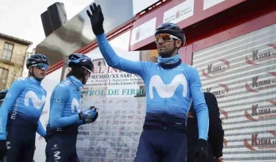 Alejandro Valverde, ciclista español. 