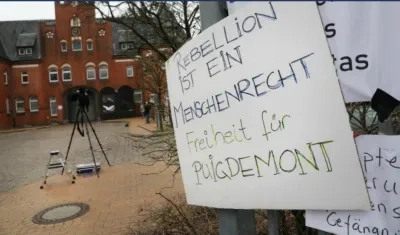 El dirigente independentista está a punto de cumplir una semana en la cárcel de Neumünster.