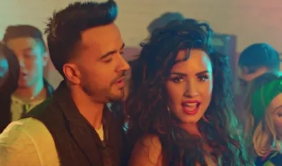 Luis Fonsi y Demi Lovato.