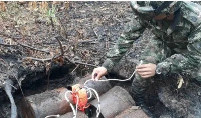 Ejército neutralizó acciones terroristas que se iban a llevar a cabo con explosivos.