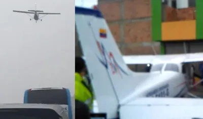 Milagroso aterrizaje de emergencia de avioneta en la vía Bogotá