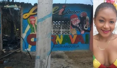 La residencia de Lilia Esther Orozco Herrera, Reina Popular de 7 Abril 2018.