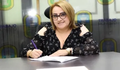 Rosa Madera Sánchez, Secretaria Privada de la Alcaldía de Soledad.