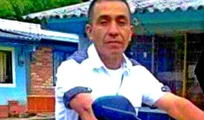 Belisario Benavides, líder social asesinado en el Cauca.