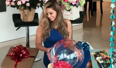 La presentadora Melissa Martínez.