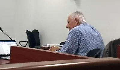 Ramón Navarro, en una de las audiencias.