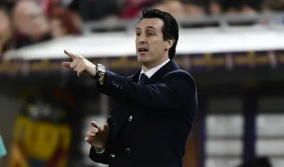 Unai Emery, técnico del PSG. 