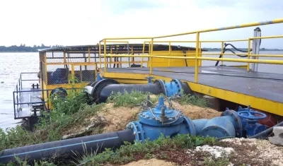 Bocatoma del acueducto de Malambo.