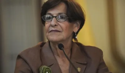 La exalcaldesa de Lima, Susana Villarán.
