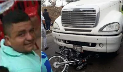 Óscar Menco Baldovino murió en un accidente de moto.