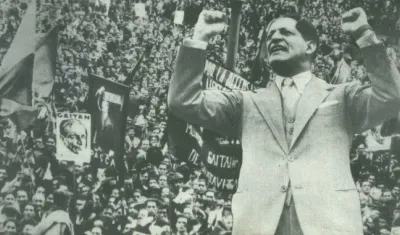 El caudillo liberal Jorge Eliécer Gaitán.