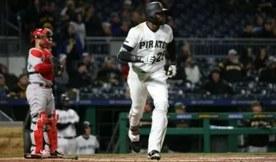 Gregory Polanco conectó un cuadrangular para los Piratas. 