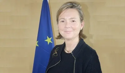 Patricia Llombart Cussac,  embajadora de la UE en Colombia.