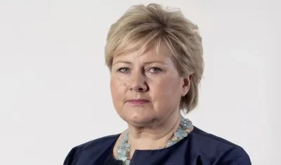 La Primera Ministra de Noruega, Erna Solberg.