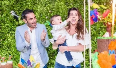  Lincoln Palomeque, Matías y Carolina Cruz.