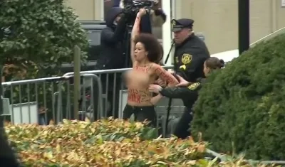 Mujer protagonista del incidente.