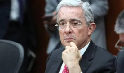 Álvaro Uribe, senador y expresidente de Colombia.