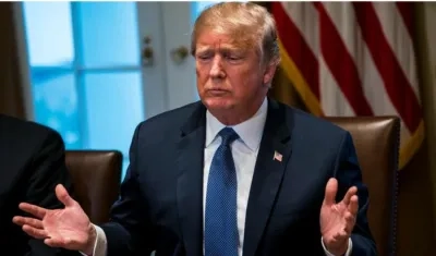 Donald Trump, presidente estadounidense.