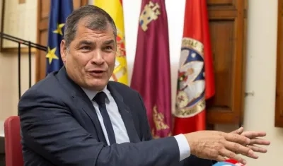 Rafael Correa, expresidente de Ecuador.