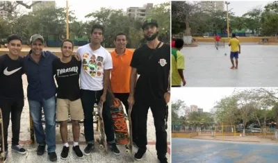 El Alcalde Alejandro Char compartió con los ciudadanos que acuden al parque.