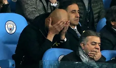 Pep Guardiola, técnico del Manchester City. 