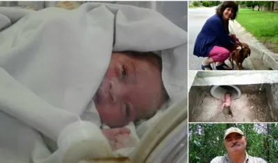 La bebé fue hallada en una alcantarilla en Sudáfrica.