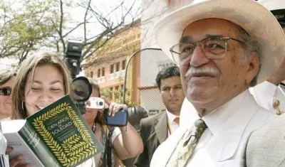 Gabriel García Márquez en Cartagena.