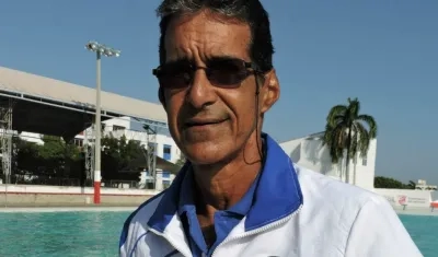 Eduardo Movilla, entrenador de natación barranquillero. 