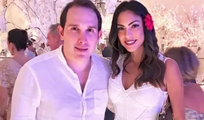 Juan Pablo Silva y la exseñorita Colombia Eileen Roca.