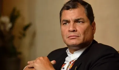 Rafael Correa, expresidente de Ecuador.
