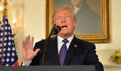 Donald Trump, presidente de los Estados Unidos.