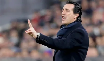 Unai Emery, técnico del PSG. 