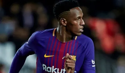 Yerry Mina, defensa colombiano. 