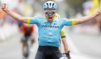 Michael Valgren Andersen pasó primero en la competencia. 