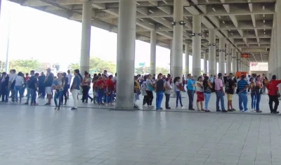 Usuarios en el Portal de Soledad.