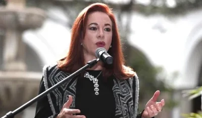 María Fernanda Espinosa, Canciller ecuatoriana.