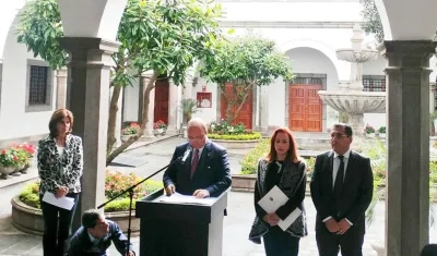 Las autoridades de Defensa y de Relaciones Exteriores de Ecuador y Colombia acordaron hoy en Quito