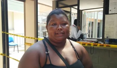 Maryuris Julio Pérez, hija de mujer asesinada en el barrio Barlovento.