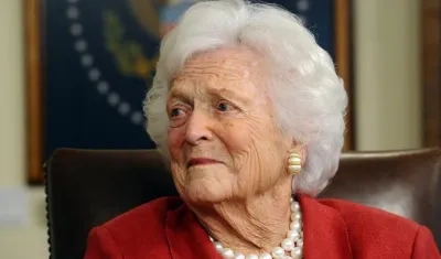 Bárbara Bush en fotografía del 29 de marzo de este año.